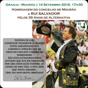 Concelho de Mourão homenageia Rui Salvador